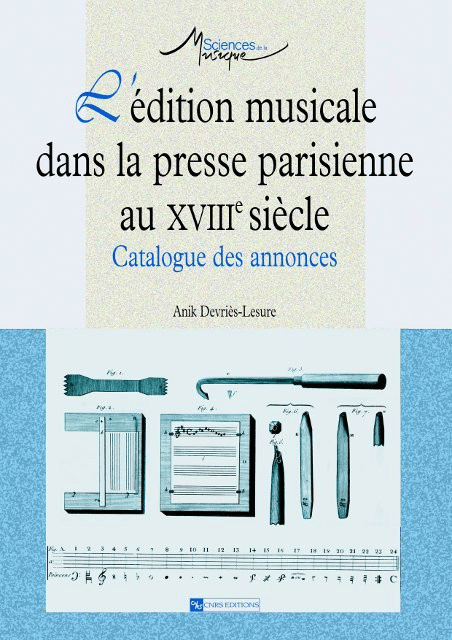 Devries-Lesure - L'édition musicale