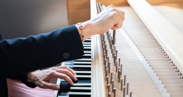 Elisa Barbessi consacre ses recherches à la question de l'accord des instruments de musique. - © Virginie Merle - Collegium Musicae