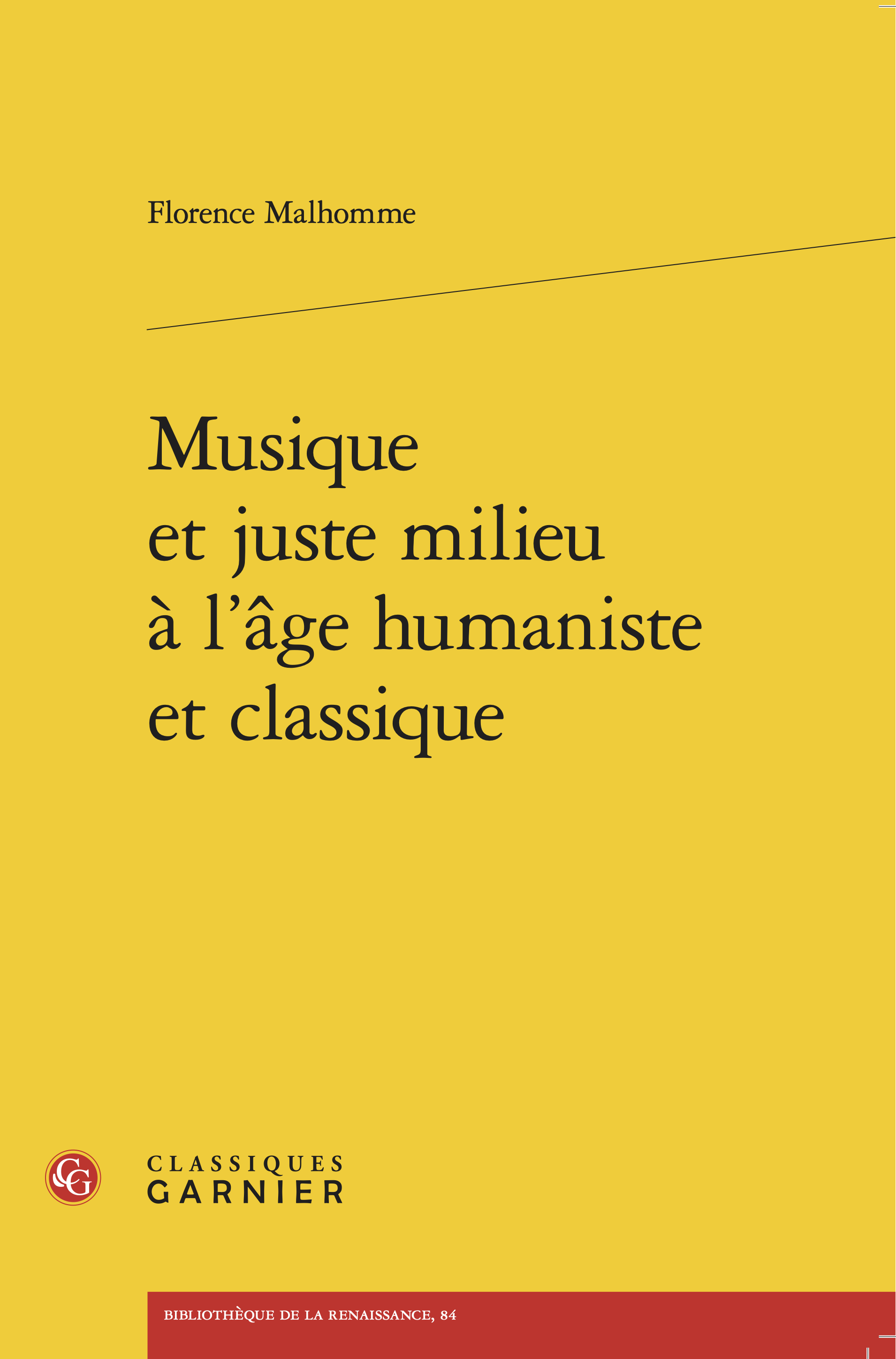 Musique et juste milieu couverture