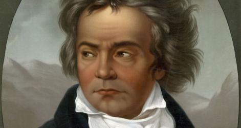 Détail d'un portrait du compositeur allemand Ludwig van Beethoven (1770-1827) ©Getty - UniversalImagesGroup