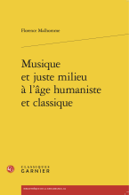 Musique et juste milieu couverture